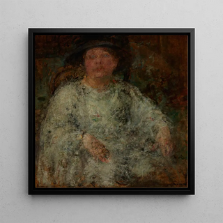 Portrait d'une dame avec des lunettes - Olga Boznanska