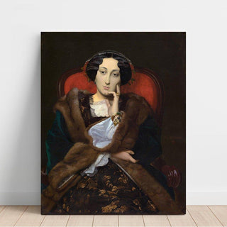 Portrait d'une femme - Jean-Léon Gérôme | Reproduction Tableau Décoration murale affiche copie