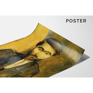 Portrait de Miezystaw Zborowski - Moïse Kisling | Reproduction Tableau Décoration murale affiche copie