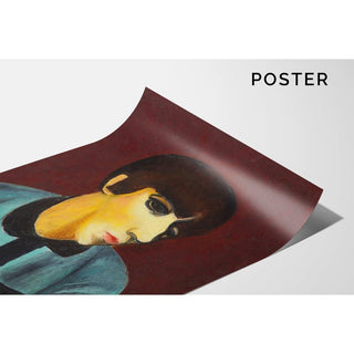 Portrait de Mme Renée Kisling 1919 - Moïse Kisling | Reproduction Tableau Décoration murale affiche copie