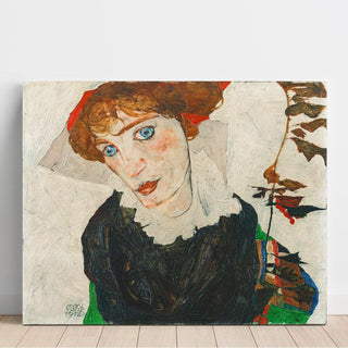 Portrait de Wally Neuzil - Egon Schiele | Reproduction Tableau Décoration murale affiche copie
