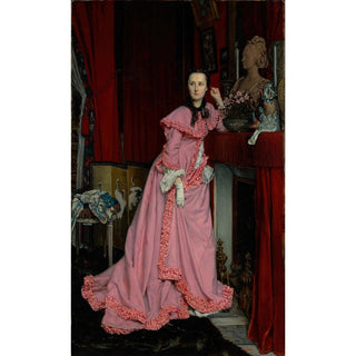 Portrait de la marquise de Miramon, Née Thérèse Feuillant - James Tissot | Reproduction Tableau Décoration murale affiche copie