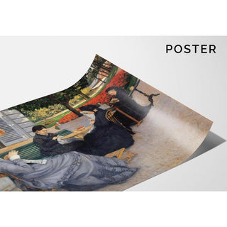 Portraits à la campagne - Gustave Caillebotte | Reproduction Tableau Décoration murale affiche copie