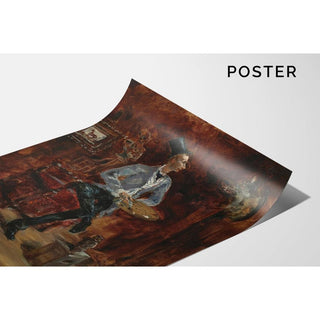 Princeteau dans son Atelier - Henri de Toulouse-Lautrec | Reproduction Tableau Décoration murale affiche copie