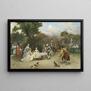 Raimundo de Madrazo y Garreta - Princess In The Gardens Of Versailles.webp