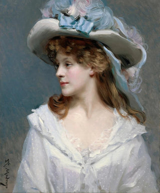 Raimundo de Madrazo y Garreta - Woman In White.webp