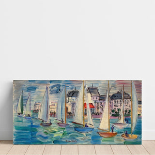 Régates à Deauville 1934 - Raoul Dufy | Reproduction Tableau Décoration murale affiche copie