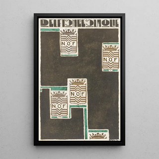 Reijer Stolk - Ontwerp voor affiche voor Delftsche Slaolie.webp