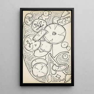 Reijer Stolk - Ornament met bloemen en bladeren.webp