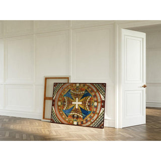 Roosali von Indien; Roosali von Rußland; Roosali von China; Und Roosali von Jappan im Skt. Adolf-Roosa-Gaarta 1922 - Adolf Wölfli | Reproduction Tableau Décoration murale affiche copie