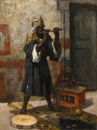 Rudolf Ernst - The Flute Player.webp