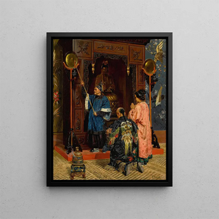 Rudolf Ernst - Worshippers At A Buddhist Shrine.webp