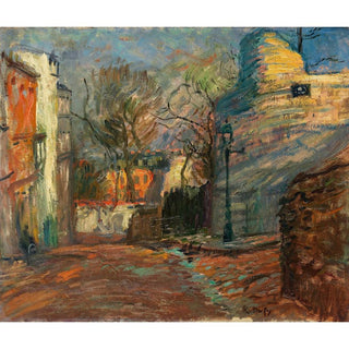 Rue à Montmartre - Raoul Dufy | Reproduction Tableau Décoration murale affiche copie