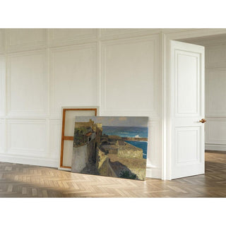 Ruelle étroite à Forio - Alfred Zoff | Reproduction Tableau Décoration murale affiche copie