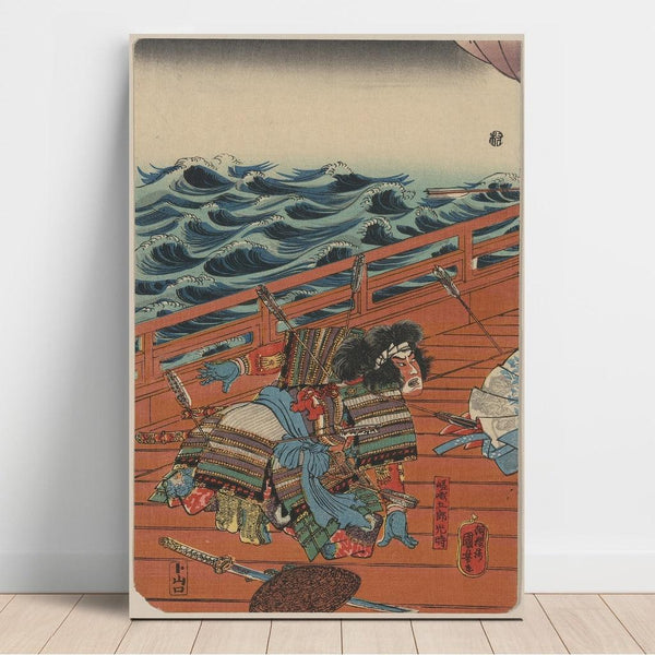 Reproducción del cuadro Saga Gorō Mitsutoki - Utagawa Kuniyoshi