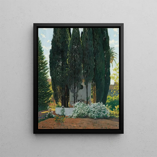 Santiago Rusiol - La Fuente De Los Cipreses.webp