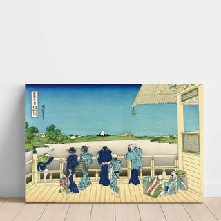 Sazai Hall au Temple des Cinq Cents Arhat - Katsushika Hokusai | Reproduction Tableau Décoration murale affiche copie