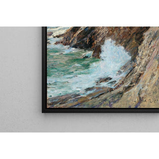 Scène sur la côte de Nervi - Alfred Zoff | Reproduction Tableau Décoration murale affiche copie