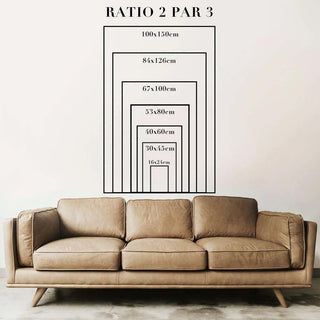 Sérénité Florale | Collage | Reproduction Tableau Décoration murale affiche copie