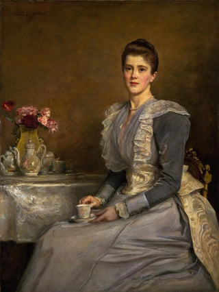 Sir John Everett Millais - Portrait of Mary Endicott d1957 Mrs Joseph Chamberlain.webp