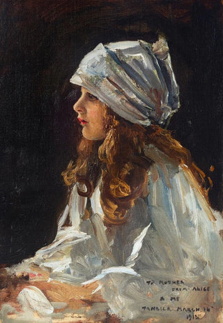 Sir John Lavery - Portrait of the Artists Daughter Alice.webp