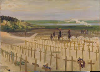 Sir John Lavery - The Cemetery Etaples 1919.webp