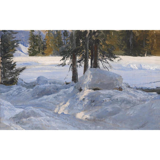 Soleil d'hiver - Edward Theodore Compton | Reproduction Tableau Décoration murale affiche copie