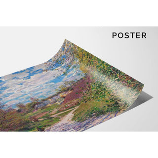 Soleil d'hiver à Veneux-Nadon - Alfred Sisley | Reproduction Tableau Décoration murale affiche copie