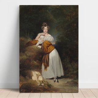 Sophie Guillemette, grande-duchesse de Bade - Franz Xaver Winterhalter | Reproduction Tableau Décoration murale affiche copie
