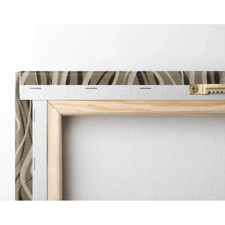 Tableau Bohème - Ondulations Beige et Noire | Reproduction Tableau Décoration murale affiche copie