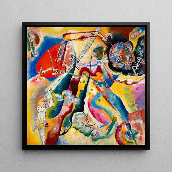 Reproducción del cuadro a la Mancha Roja - Wassily Kandinsky