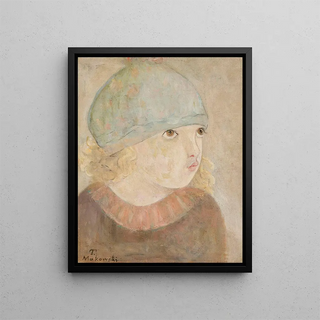 Tadeusz Makowski - Dziewczynka w niebieskiej czapce Fillette.webp