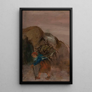 Tadeusz Makowski - Little girl carrying brushwood.webp