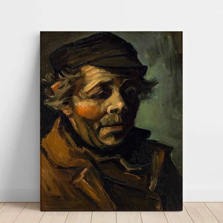 Tête de paysan - Vincent Van Gogh | Reproduction Tableau Décoration murale affiche copie