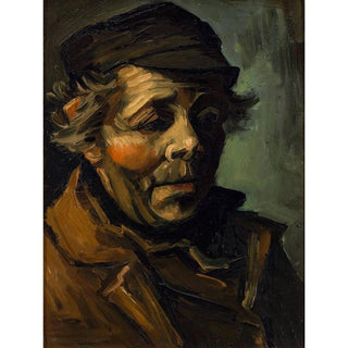 Tête de paysan - Vincent Van Gogh | Reproduction Tableau Décoration murale affiche copie