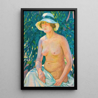 Theo van Rysselberghe - Nude with Panama.webp