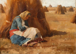 Theodoros Ralli - Resting by a haystack.webp