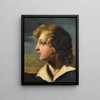 Thodore Gricault - Portrait de jeune garcon de profil.webp