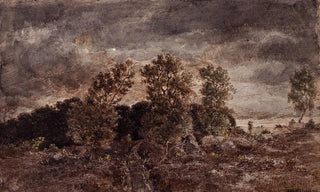 Thodore Rousseau - Landscape with thunderstorms.webp