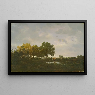Thodore Rousseau - The Pond La Mare.webp