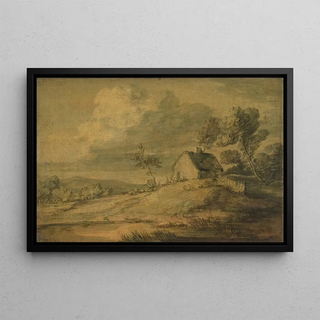 Thomas Gainsborough - Wooded Landscape with Cottage Cows and Sheep.webp