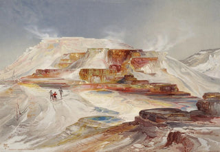 Thomas Moran - Hot Springs of Gardiners River Yellowstone.webp