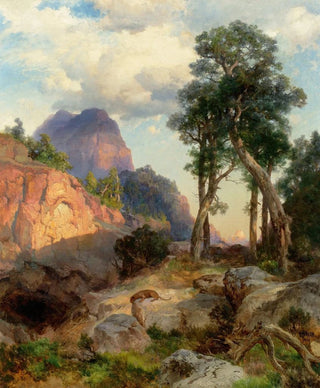 Thomas Moran - Mountain Lion in Grand Canyon Lair of the Mountain Lion.webp