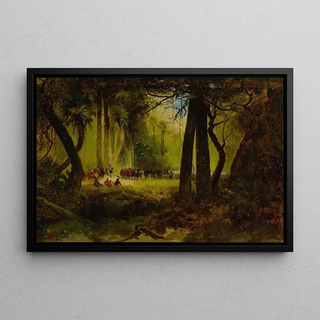 Thomas Moran - Reception of Dominique de Gourgues by the Indians.webp