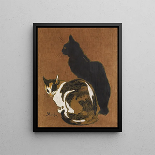 Thophile Alexandre Steinlen - Zwei Katzen.webp