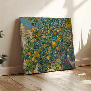 Impresión artística | Naranjos en La Mortola - Theo van Rysselberghe