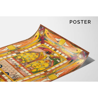 Uhaja von Indien, Meine Liebe Tauf-Paatinn - Adolf Wölfli | Reproduction Tableau Décoration murale affiche copie