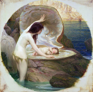 Herbert James Draper - A Water Baby.webp