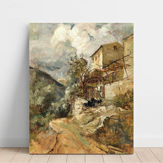 Un paysage méridional avec des moutons - Marie Egner | Reproduction Tableau Décoration murale affiche copie