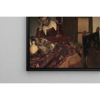 Une servante endormie - Johannes Vermeer | Reproduction Tableau Décoration murale affiche copie